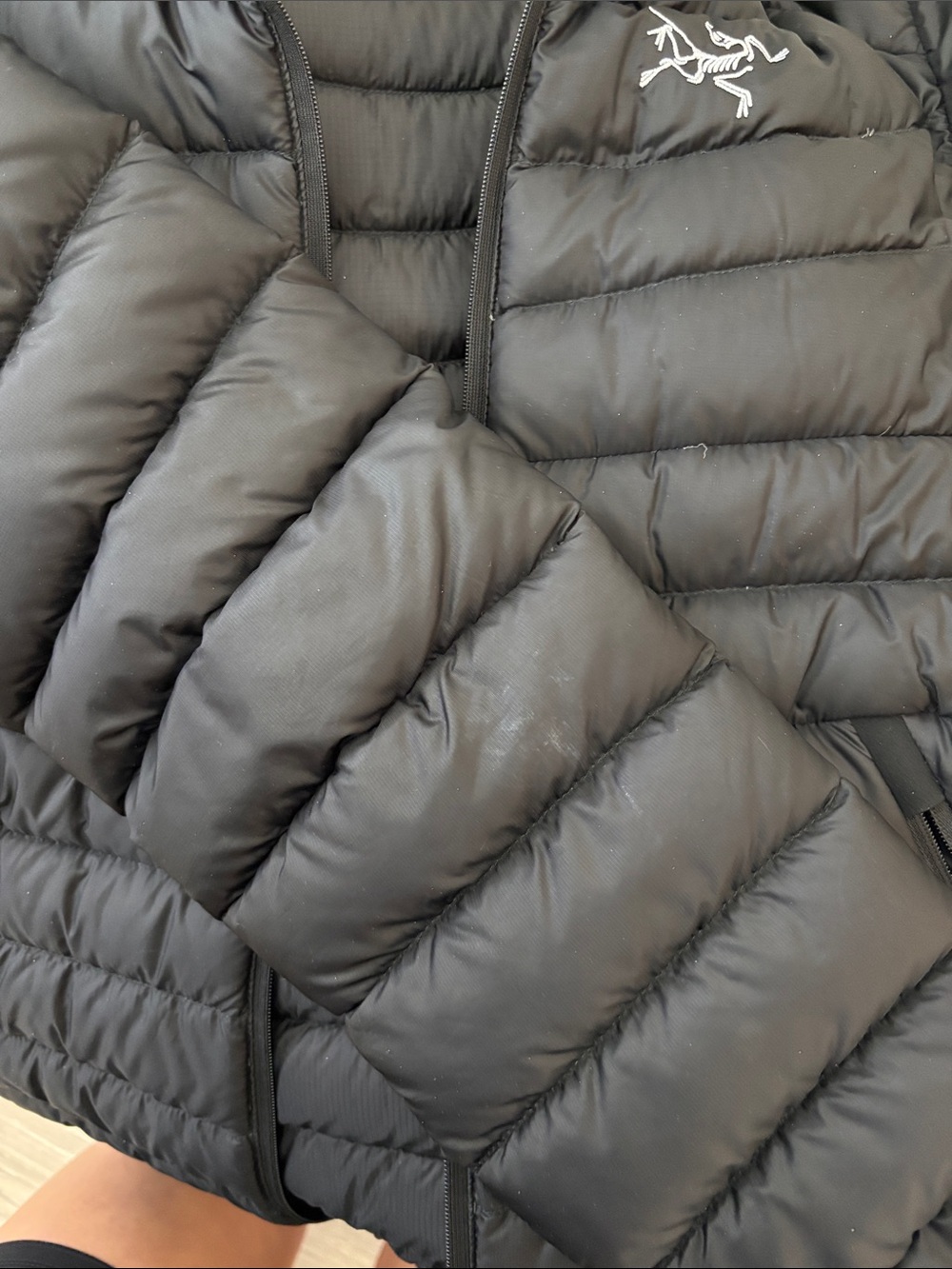 Arc'teryx Cerium LT Black Women's Hooded Down Puffer Jacket - Picture 7 of 7
